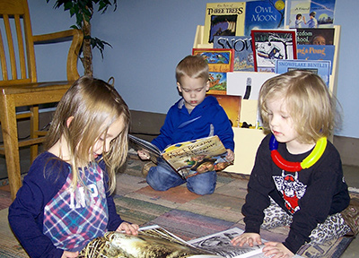 Children reading